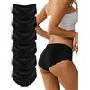 Dawnrole Biancheria Intima per Donna Senza Cuciture per Le Donne Morbida e Confortevole Biancheria Intima per la Pelle 6 Pack