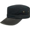 Stetson Cappellino Katonah Cotton Army Donna/Uomo - Berretto cap Militare Fibbia in Metallo, con Visiera Estate/Inverno Estate - XL (60-61 cm) Blu Scuro