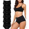 Levao Confezione da 6 Slip da Donna a Vita Alta Intimo Senza Cuciture Mutandine Comode da Donna No Show Slip Confezione Multipla S-XXL