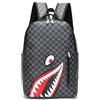 Syzplnwy Borsa da viaggio esterna per campeggio da uomo di grande capacità per il tempo libero Shark Zaino Business