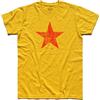 3styler T-Shirt Uomo Stella Rossa - Red Star - Revolution Shirt - Linea Classic - 100% Cotone 185 gr/mq