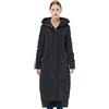 OROLAY Piumino Lungo da Donna con Cappuccio e Piumino Invernale Cappotto da Esterno Casual