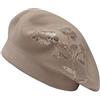 ZLYC Berretto Invernale da Donna, Berretto Francese, Doppio Strato, Caldo Beret