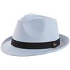 HEYANN Cappello Fedora da uomo, Panama, cappello da gangster a tesa corta Trilby Fedora invernale, cappello a bombetta vintage classico jazz, antivento caldo tweed cloche per uomo donna unisex