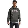 G-STAR Uomo Vulcanic RAW Loose Hooded Sweater, Grigio (cloack D22231-A612-5812), S