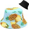 Malaxlx - Cappello a secchiello da spiaggia, cappello da sole, cappello da pescatore per donne e uomini, da esterno, viaggio, reversibile, doppio lato, cappello da pescatore, taglia unica