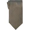 Remo Sartori - Cravatta Lunga Extra Lunga XL in Seta Fiorellini, Lunghezza da 155 cm a 175 cm, Made In Italy, Uomo (Marrone, Lunghezza 165 cm)