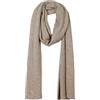 Bovari sciarpa 100% cashmere - donna/uomo - sciarpa accogliente in maglia di cashmere - alta qualità - misura 32 cm x 180 cm (taupe)