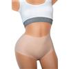 ALBERT KREUZ Set di 3 Culotte Slip a Vita Alta Invisibile Senza Cuciture a Taglio Vivo Cotone Elasticizzato Color Carne Taglia XL