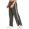 Deyeek Pantaloni da Allenamento da Uomo con Cerniera su Tutta la Lunghezza, Pantaloni da Jogging, Pantaloni a Strappo, Pantaloni per Il Tempo Libero, Abbigliamento Sportivo Ampio e Casual con Tasca
