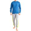 Pyrex Pigiama Uomo Cotone Leggero Lungo Primaverile M-XXL (IT, Testo, XXL, Regular, Regular, Modello 2)