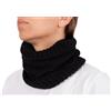 Marenza Scaldacollo Misto Cashmere Uomo Donna Made In Italy Sciarpa Anello Cappellino Cachemire Invernale Unisex Lana Merino Nero Grigio Bianco Beige Scialle Calda Taglia Unica Pashmina Coprispalle (Nero)