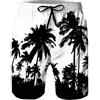 Fanient Uomini Swim Trunks Cool Graphic Quick Dry Beachwear Sport Running Swim Board Pantaloncini Watershorts Fodera in Mesh