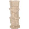 styleBREAKER Scaldamuscoli donna in lana a coste extra lunghi | Misto poliacrilico caldo, vestibilità elastica. Struttura a coste per tenuta perfetta su stivali, altezza caviglia.