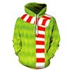 Baruler Halloween Natale Green Fur Monster Grinch 3D Maglione Stampa Digitale Felpa Con Cappuccio