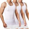 FALARY Canottiera Uomo Pacco da 3 Canotte Intime da Uomo 100% Cotone Canotte Sportive da Uomo Bianco M
