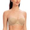 MELENECA Da Donna Ferretto Liscio Imbottito Flessioni Reggiseno Senza Spalline Mandorla Erica 4C