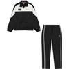 Champion Legacy Modern Sport (220380) - Special PolyWarpKnit Semi-dull High-neck Tuta sportiva, Nero/Bianco (NBK/WHT), S Uomo FW24
