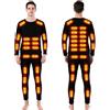 XQIDa durable Completo Intimo Termico riscaldato da Uomini e Donne per Lo Sci Invernale,Tramite USB Riscaldamento Intelligente a 42 Zone Maglia e Pantaloni Termici S-4XL