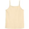 Auranso - Canottiere per Bambine, con Spalline Regolabili, Senza Maniche, in Cotone, Top per Ragazze, Nude, 7-8 Anni