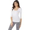 BeGood Maglia Donna Manica 3/4 Modellante in Dermofibra® Cosmetics. Tessuto Innovativo Traspirante e Comfortevole. Tonifica e idrata la Pelle
