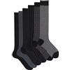 Ciocca Calze Uomo Lunghe Fantasia Caldo Cotone Morbide e Confortevoli - Confezione 3/6 Paia Autunno Inverno [BOXCW6_CLS2_11_1]