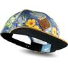 Soulbuddy Cappello Snapback Uomo e Donna - Cappellino con Visiera Piatta | Cappellino uomo con visiera piatta e patch vegana - cappello uomo e donna regolabile, look Mini-Me con il cappello bambino