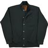 Coveri Felpa Cardigan Giacca con Bottoni Cerniera Tasche Zip Uomo Taglie Forti XXXXL 5X (6XL - Grigio Scuro)