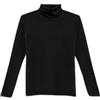 JADEA 4861 Dolcevita Donna Manica Lunga Tinta Unita - Collo Alto Elasticizzato - Autunno Inverno - Taglie S-XL - Vari Colori, Nero, M