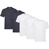 Fruit of the Loom T-shirt originale da uomo, confezione da 5, 3XL