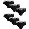 Channo Slip da Uomo in Cotone, Morbido e Confortevole, Nero, M