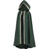 Duohropke - Mantello medievale da donna con cappuccio, mantello con manica, trench a tinta unita, cappuccio rinascimentale, vampiro, mantello con cappuccio, cappotto per matrimonio, abito da sposa