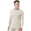 LAPASA Maglia Termica Uomo Cotone Abbigliamento Intimo Termico a Maniche Lunghe Strato Base M58, Bianco (Maglia*1), XL