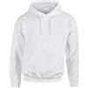 Gift Hub Felpa con cappuccio da uomo in puro cotone, unisex, calda e confortevole, adatta per uso personale, adatta per casual, stile classico e outdoor, bianco, XS