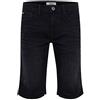 b BLEND BLEND Denon Pantaloncini di Jeans Shorts Bermuda da Uomo Elasticizzato Regular- Fit, Taglia:L, Colore:Denim Black (76204)