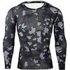 GUOCU Maglietta Uomo Manica Lunga Morbido Maglia Termica Compression Asciugatura Rapida da Corsa Maglia Ciclismo Dimagrante