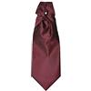 Remo Sartori - Cravattone Plastron Cravatta Sposo Cerimonia in Seta Tinta Unita, Made in Italy, Uomo
