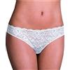 Cotonella 12 Pezzi Slip Donna L'Altra GD249 Mini con Inserti in Pizzo, Bianco 3/M