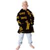 Gifts Treat Overridimensionato Bambini Felpa con Cappuccio Felpa per ragazze Felpa Sherpa Jungen Coperta in Peluche con Cappuccio Coperta Morbida e Calda, Brown Hawks, 2-4 años Grande