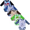 MEA BABY Body per neonati a manica lunga con stampa | 100% cotone | Body per bambine e bambini | Vari colori e stampe divertenti | Multipack da 5 pezzi (Mix colors 2, 98)