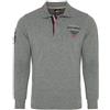 Carisma Polo a maniche lunghe da uomo in cotone - Maglietta a maniche lunghe da uomo con ricamo - Piacevole vestibilità regolare, blu navy