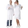 KODAMA Camice Bianco da Laboratorio Uomo/Donna - 100% Cotone - Maniche Lunghe per Medico, Infermiera, Studente e Lavoro Chimico