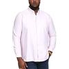 D555 Camicia Oxford a Maniche Lunghe Richard Basic da Uomo, Taglia Plus, in 5 Colori, dalla 2XL alla 6XL, rosa, 6XL plus