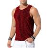 Casey Kevin Canotte da Uomo Paillettes Glitter Canottiera Magliette Uomo Casual Giacca Brillantini Maglietta