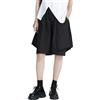 Skateboard Frog Goth Emo Alt Pantalone Donna y2k Skorts Nero Skirt Shorts | Pantalone gonna donna largo a zampa vita elastica pieghe asimmetrico lunghezza tre quarti harajuku grunge streetwear casual