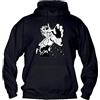 Vestin Felpa Uomo con Cappuccio Basic Top qualità Top vestibilità - Phoenix Cavalieri - Divertente Humor Made in Italy