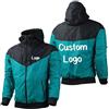 East-hai-buy Fai da Te Stampa Logo/Testo Giubbotti da Uomo Felpa con Cappuccio Impermeabile Giacca Cappotto Casual Abbigliamento Maschile Personalizzato Top Green,XL