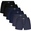 HAGOT Confezione da 6 Boxer Uomo, 100% Cotone Comodi ed Elasticizzati