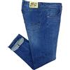 Alfio Collection Jeans Uomo Slim Fit Taglie Forti Denim Elasticizzati 54 56 58 60 62 64 66 68 70