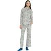 Noidinotte; more than pyjamas Noidinotte - Pigiama Donna Softy in ciniglia Felpata con Collo Alto - XS Verde